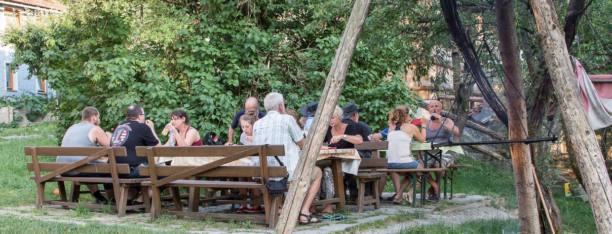 Brotzeit am Reiterhof Habereder