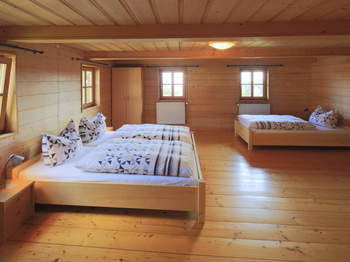 Schlafzimmer im Ferienhaus Reiterhof Habereder