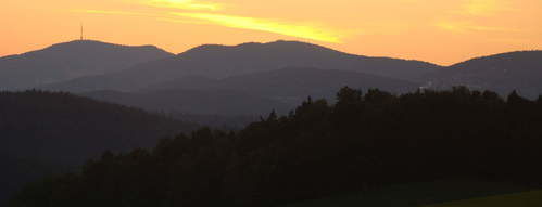 Sonnenaufgang in Schöllnach