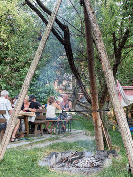 Lagerfeuerstelle im Reiterhof Habereder